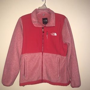 Pink Paneled North Face Jacket Size Medium